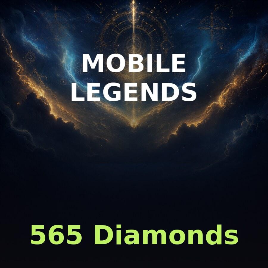 Пополнение Mobile Legends: 565 алмазов по ID
