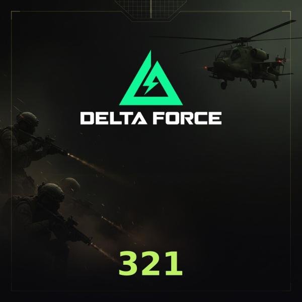 Пополнение Delta Force Mobile: 300 + 21 Coins по ID
