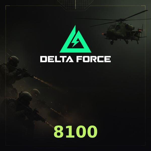 Пополнение Delta Force Mobile: 6480 + 1620 Coins по ID
