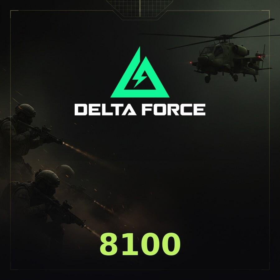 Пополнение Delta Force Mobile: 6480 + 1620 Coins по ID
