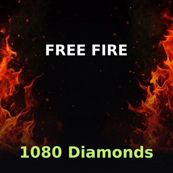Пополнение Free Fire: 1080 алмазов по ID