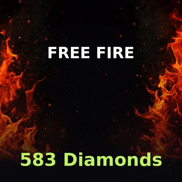 Free Fire: 583 алмазов (с бонусом)