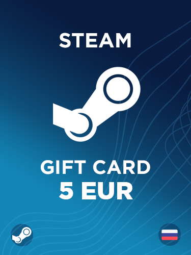 Купить подарочную карту Steam на 5 евро дешево и моментально