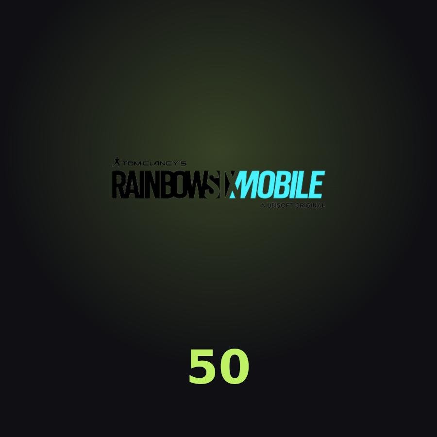 Пополнение Rainbow Six Mobile: 50 Platinum по ID