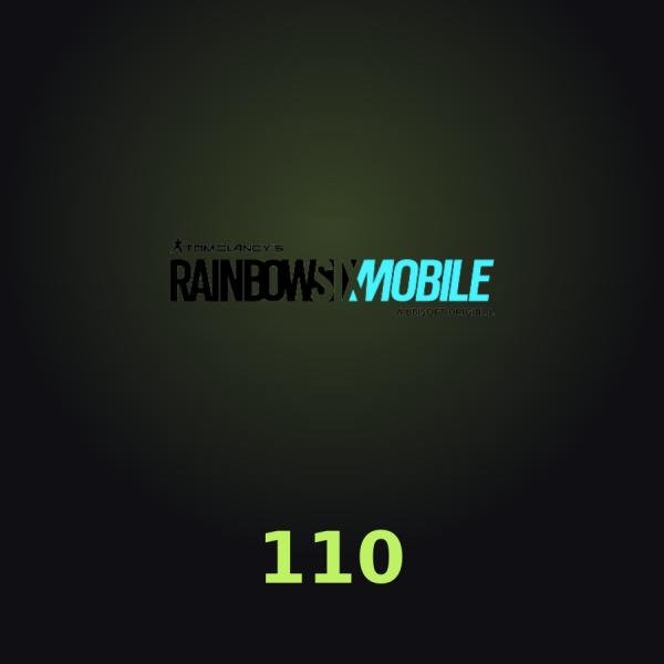 Пополнение Rainbow Six Mobile: 110 Platinum по ID