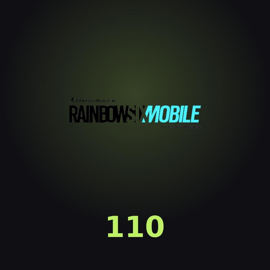 Пополнение Rainbow Six Mobile: 110 Platinum по ID