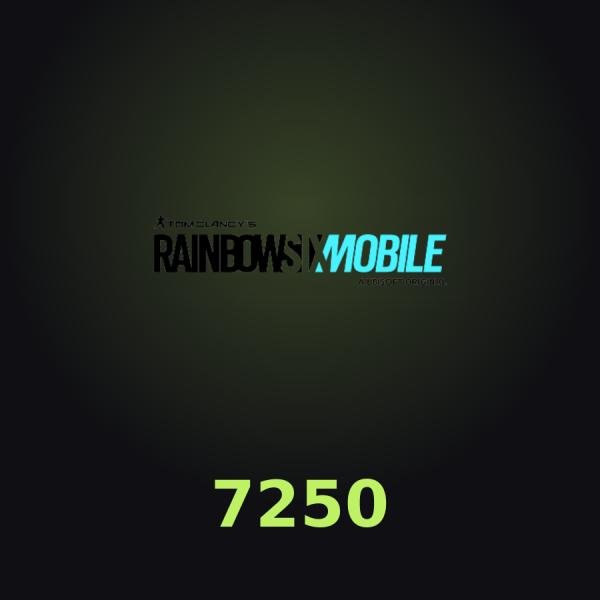 Пополнение Rainbow Six Mobile: 7250 Platinum по ID