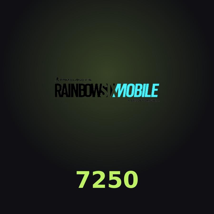 Пополнение Rainbow Six Mobile: 7250 Platinum по ID