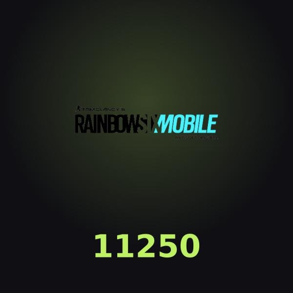 Пополнение Rainbow Six Mobile: 11250 Platinum по ID