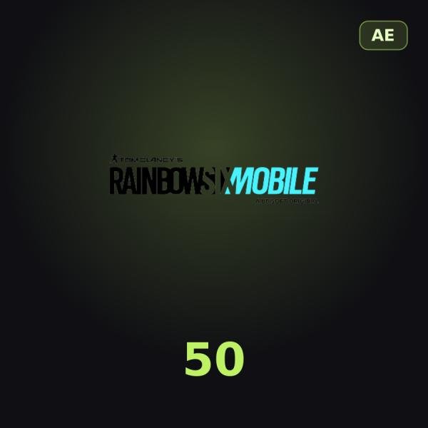 Пополнение Rainbow Six Mobile: 50 Platinum по ID (ОАЭ)