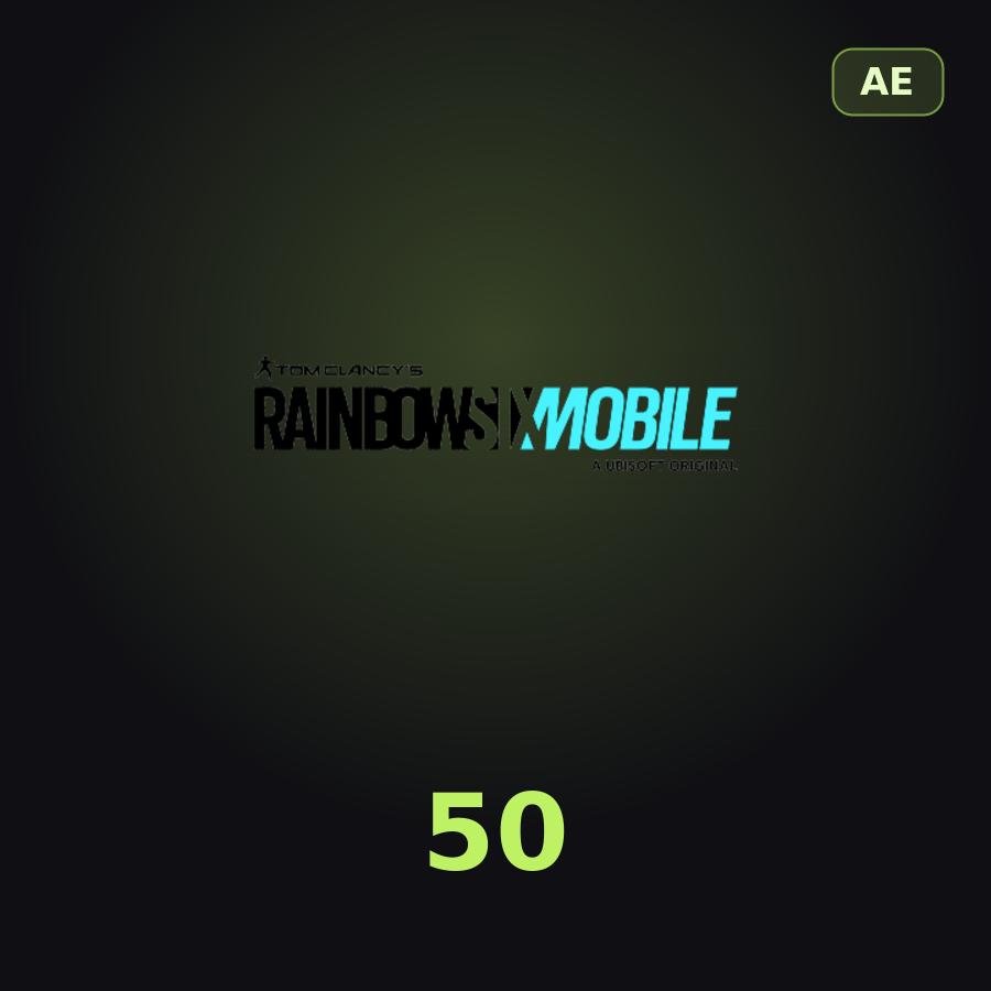 Пополнение Rainbow Six Mobile: 50 Platinum по ID (ОАЭ)