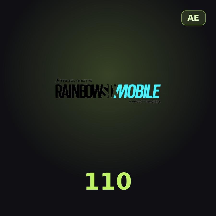 Пополнение Rainbow Six Mobile: 110 Platinum по ID (ОАЭ)