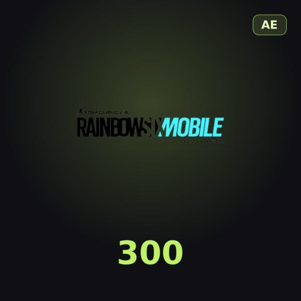 Пополнение Rainbow Six Mobile: 300 Platinum по ID (ОАЭ)