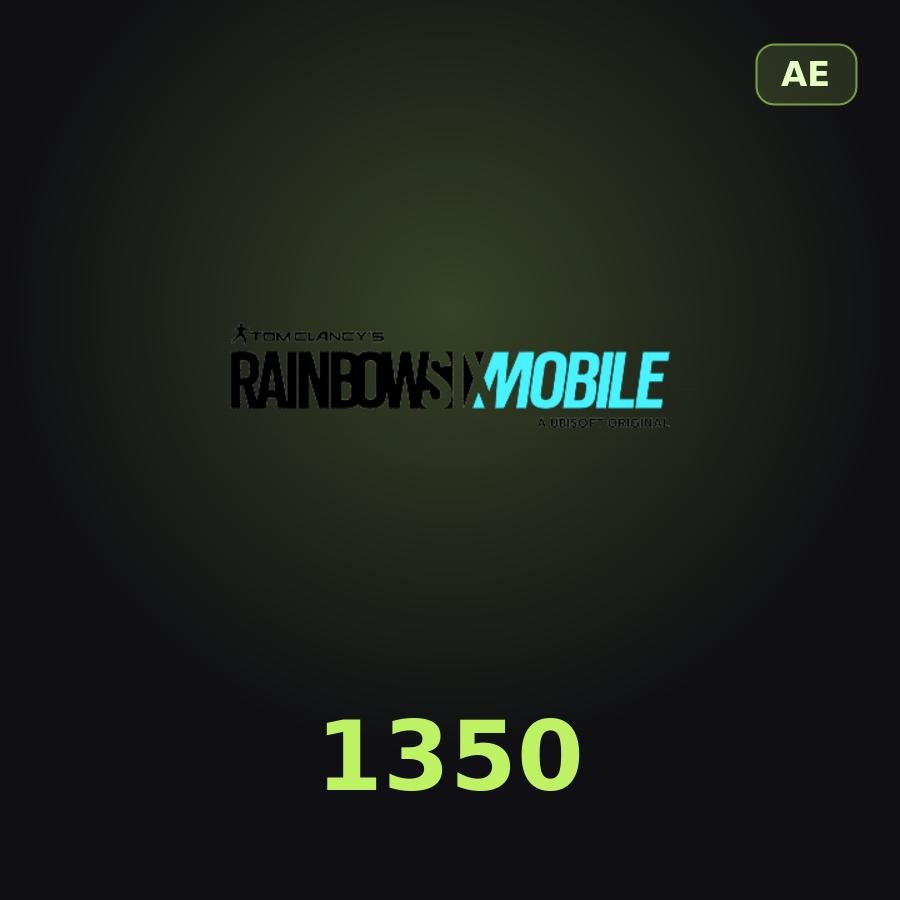 Пополнение Rainbow Six Mobile: 1350 Platinum по ID (ОАЭ)