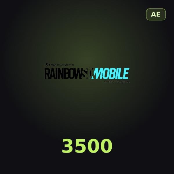 Пополнение Rainbow Six Mobile: 3500 Platinum по ID (ОАЭ)