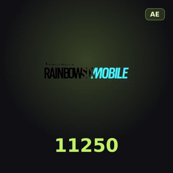 Пополнение Rainbow Six Mobile: 11250 Platinum по ID (ОАЭ)