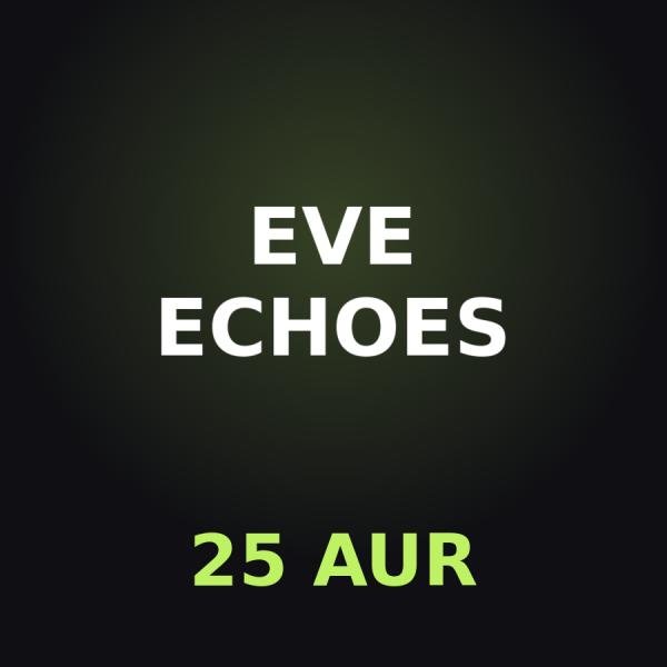 Пополнение EVE Echoes: 25 AUR по ID