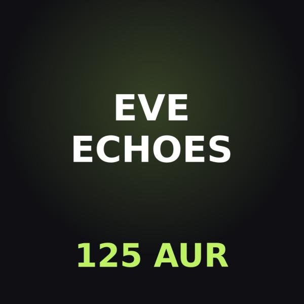 Пополнение EVE Echoes: 125 AUR по ID