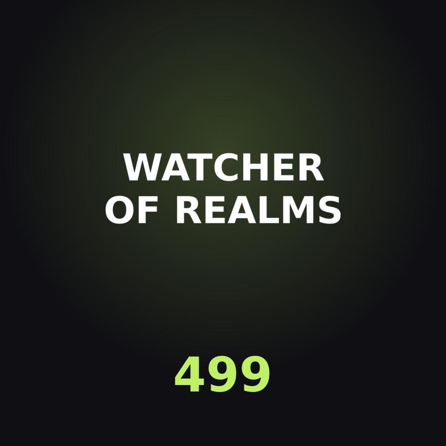 Пополнение Watcher of Realms: 499 W-Gold по ID