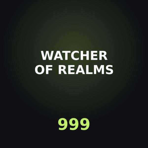 Пополнение Watcher of Realms: 999 W-Gold по ID