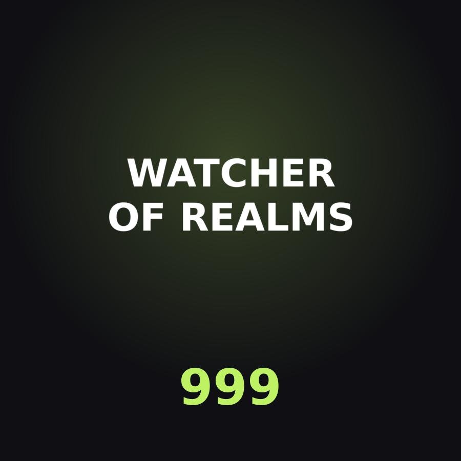 Пополнение Watcher of Realms: 999 W-Gold по ID