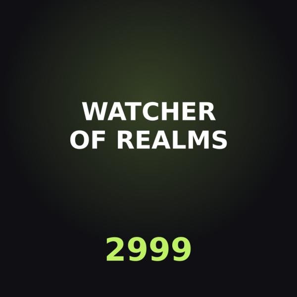 Пополнение Watcher of Realms: 2999 W-Gold по ID