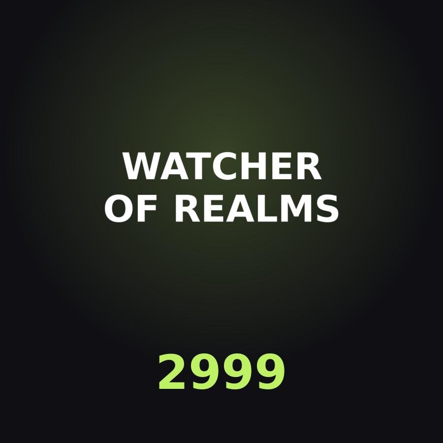 Пополнение Watcher of Realms: 2999 W-Gold по ID