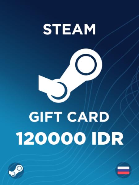 Подарочная карта Steam на 120 000 IDR (Индонезия)