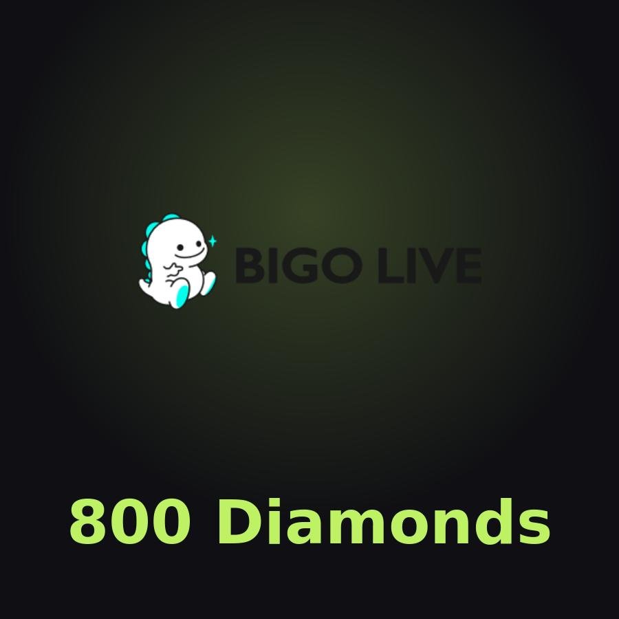 Пополнение BIGO Live: 800 Diamonds по ID