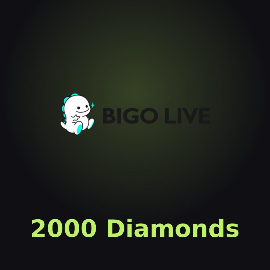 Пополнение BIGO Live: 2000 Diamonds по ID
