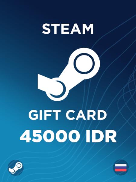 Подарочная карта Steam на 45 000 IDR (Индонезия)