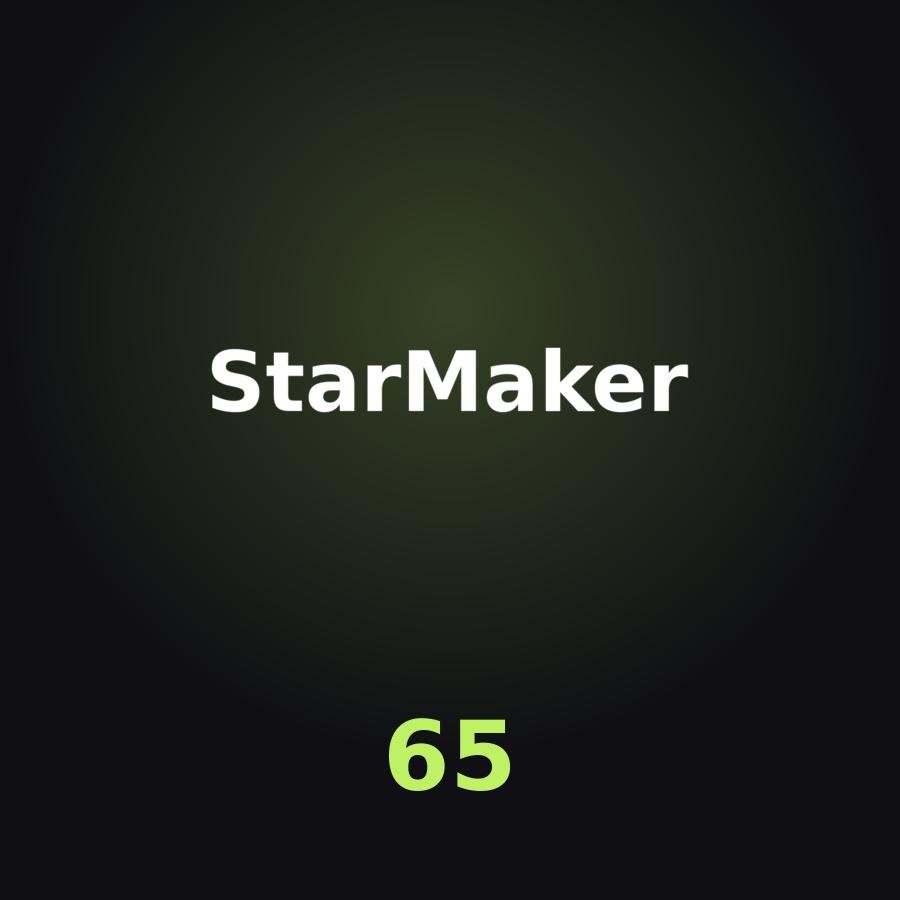 Пополнение StarMaker: 60 + 5 Coins по ID