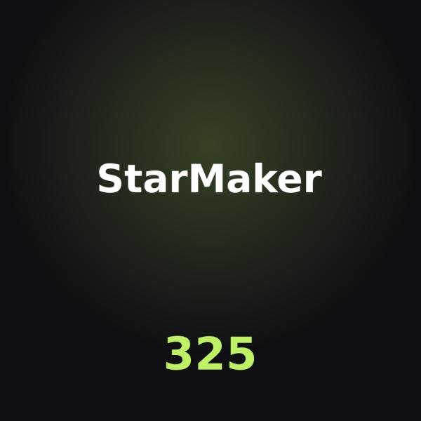 Пополнение StarMaker: 300 + 25 Coins по ID