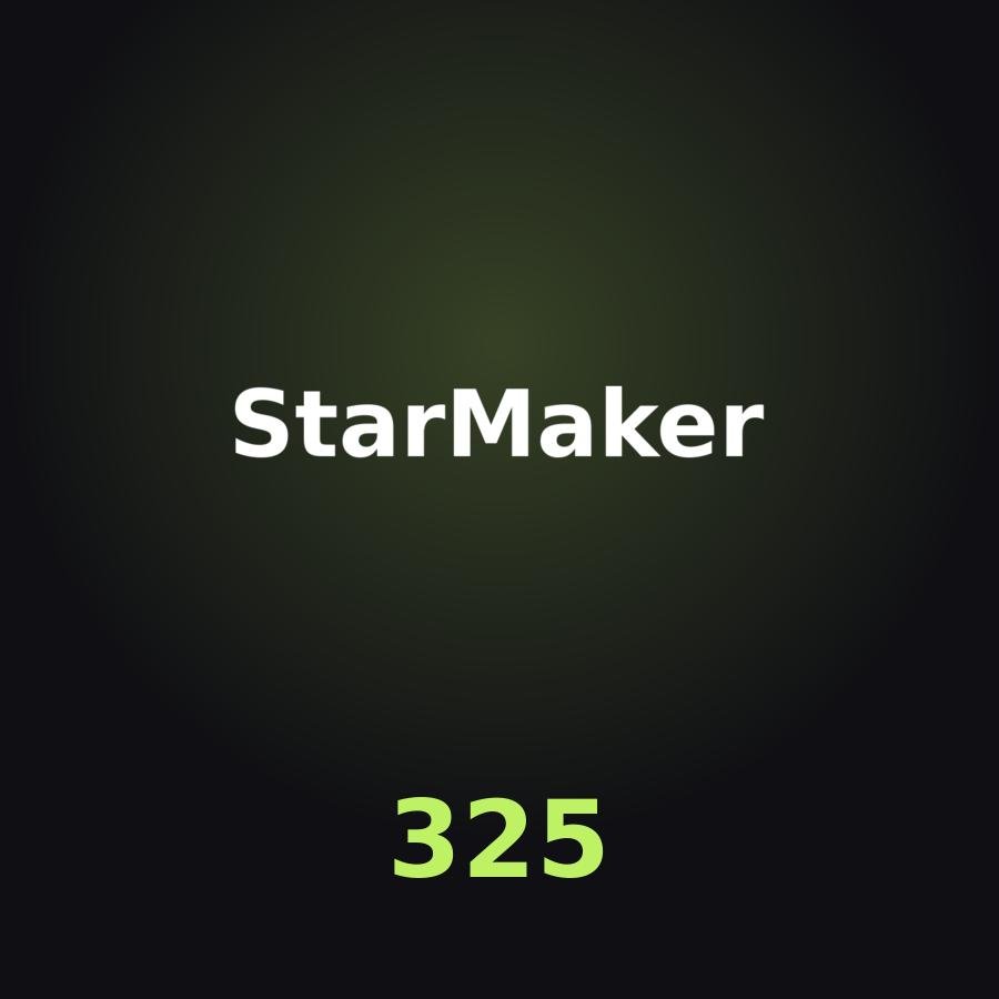 Пополнение StarMaker: 300 + 25 Coins по ID