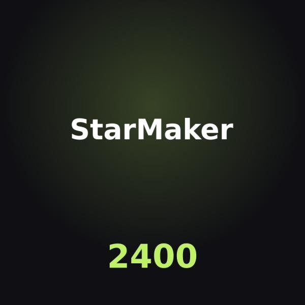 Пополнение StarMaker: 2100 + 300 Coins по ID