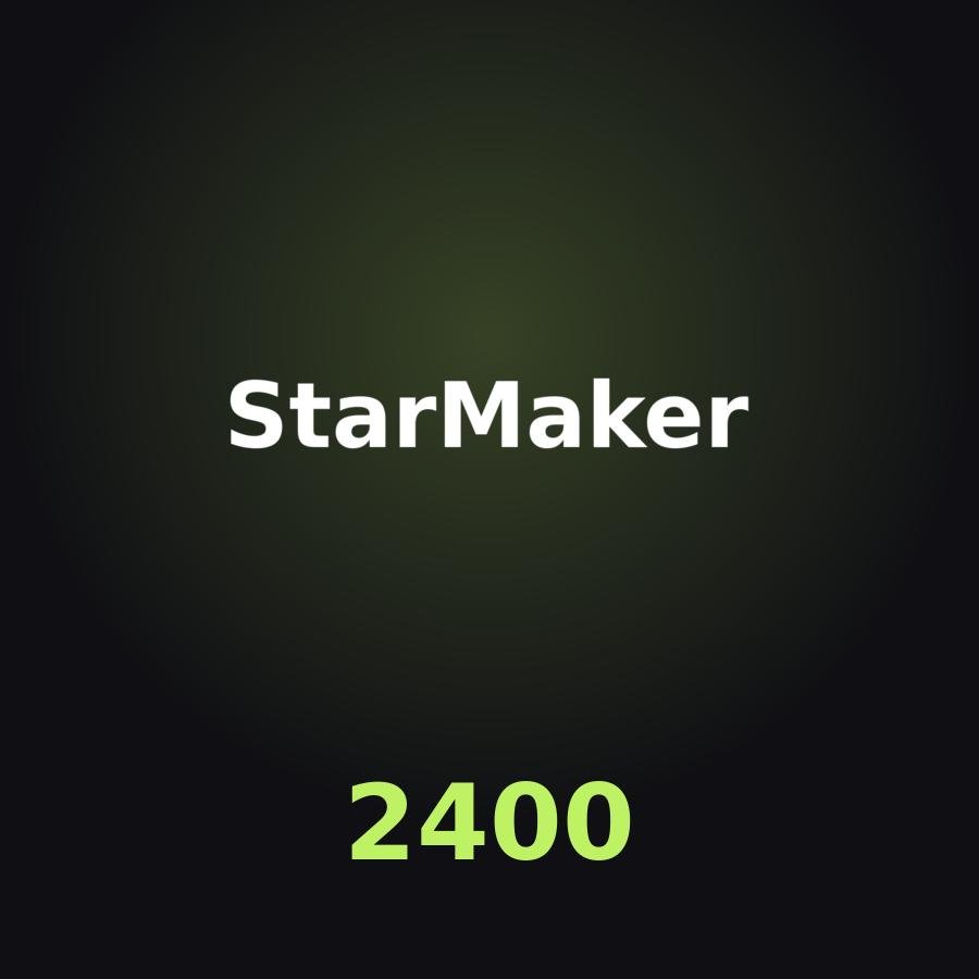 Пополнение StarMaker: 2100 + 300 Coins по ID