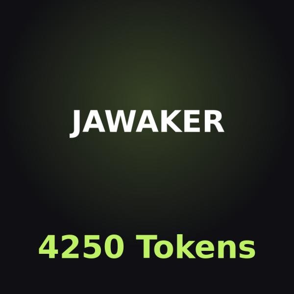 Пополнение Jawaker: 4250 Tokens по ID