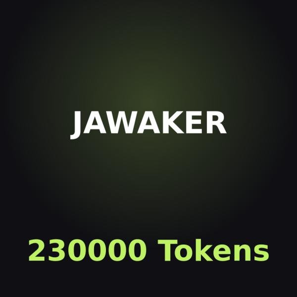 Пополнение Jawaker: 230000 Tokens по ID