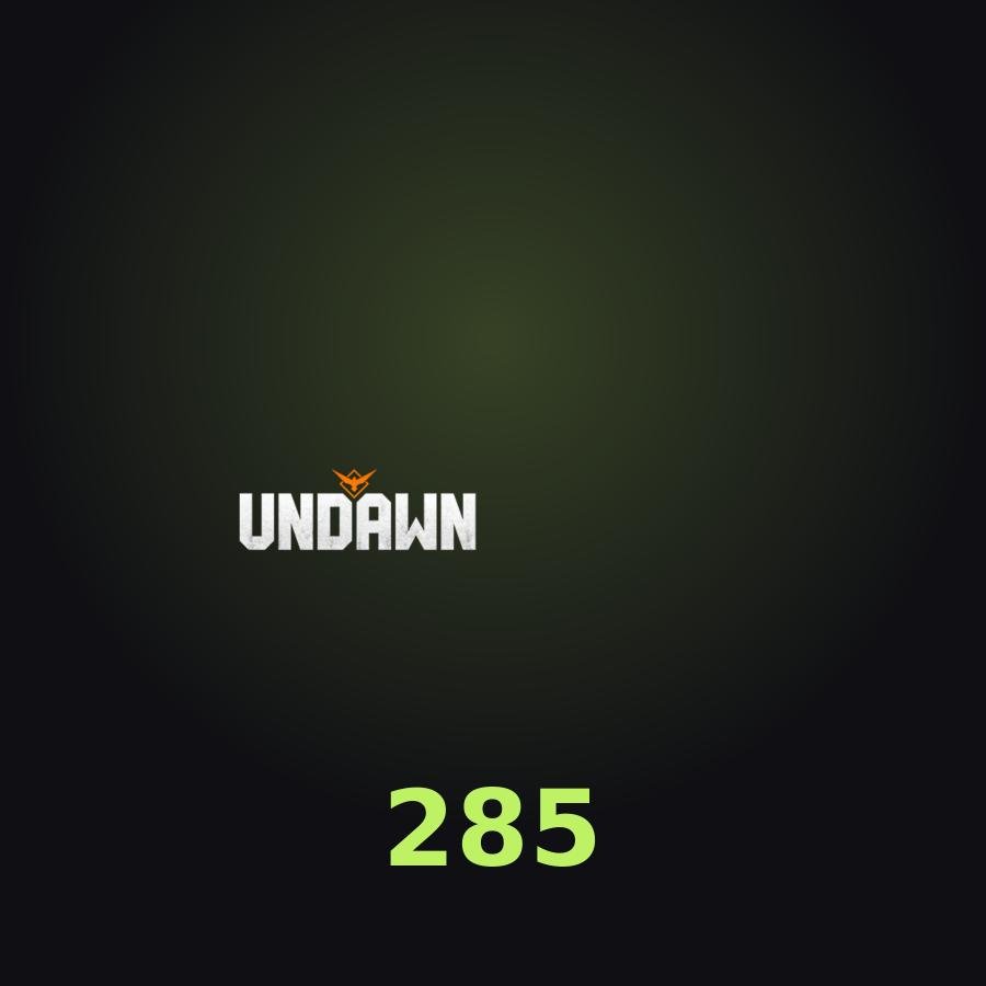 Undawn: код на 285 RC