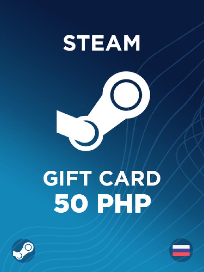 Купить подарочную карту Steam на 50 PHP для региона Филиппины