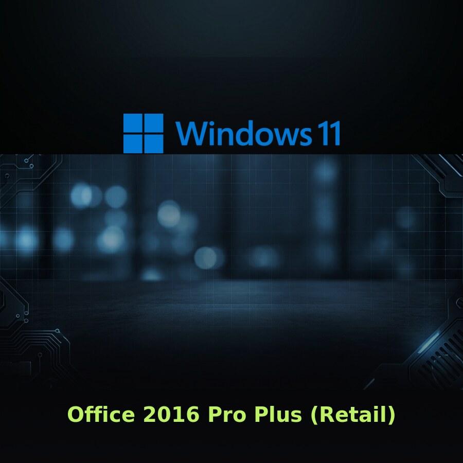 Ключ активации Microsoft Office 2016 Pro Plus (Retail)