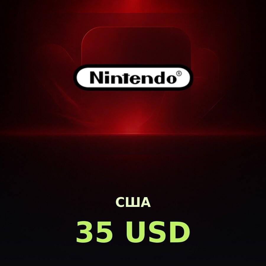 Карта Nintendo eShop 35 USD (США)