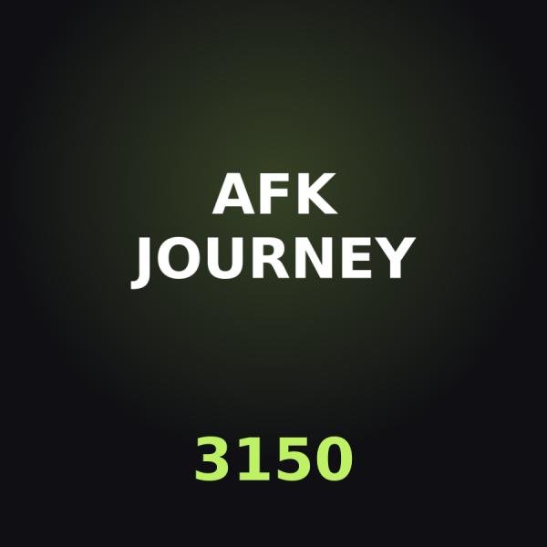 Пополнение AFK Journey: 3000 + 150 Dragon Crystals по ID