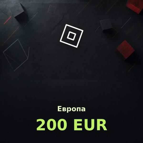 Подарочная карта Roblox 200 EUR (Европа)