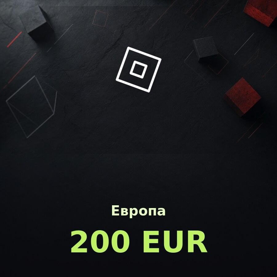 Подарочная карта Roblox 200 EUR (Европа)