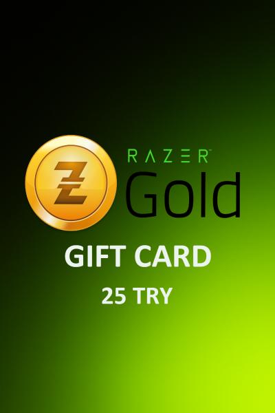 Подарочная карта Razer Gold 25TRY 