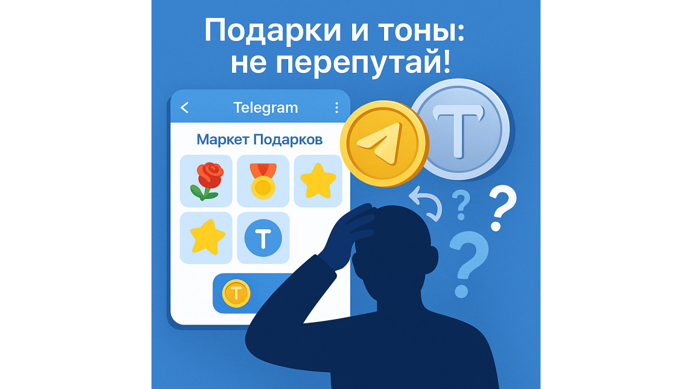 Новая валюта в Telegram: как обменять подарок и не запутаться в “тонах”