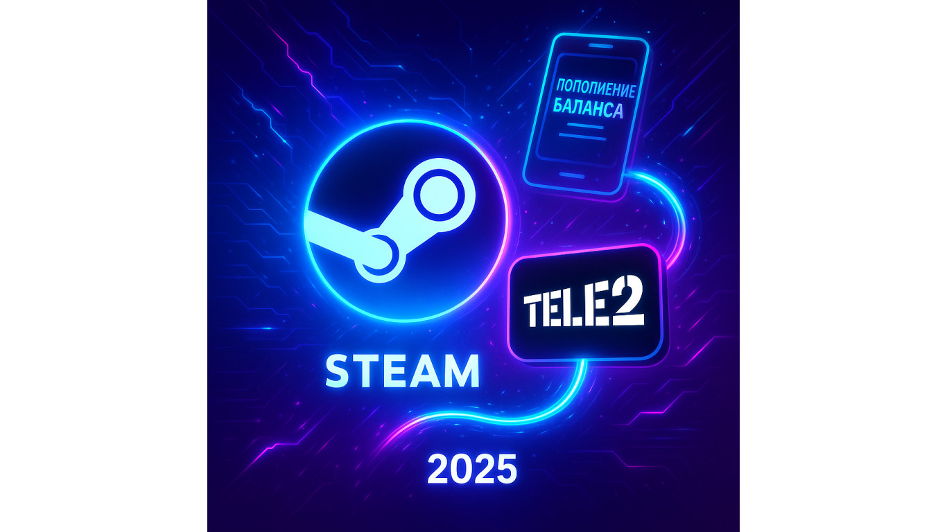 Пополнение Steam через Теле2: как это работает в 2025 году