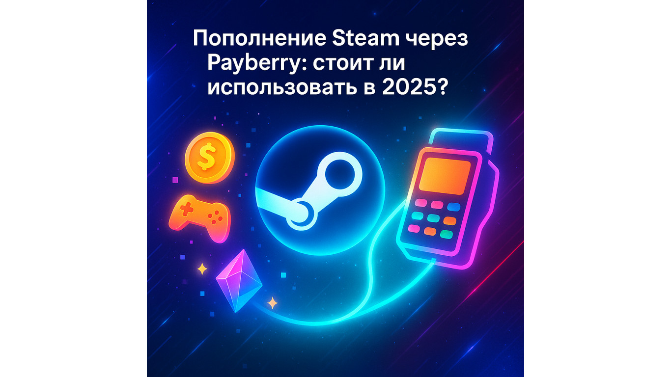Пополнение Steam через Payberry: стоит ли использовать в 2025?