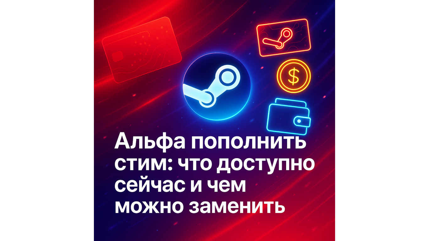 Альфа пополнить стим: что доступно сейчас и чем можно заменить